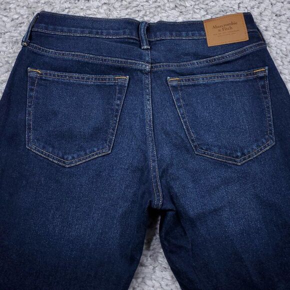 Abercrombie Athletic Slim Jeans Dark Wash Blue Stretch Denim Men's Size 30 x 32 - Picture 3 of 10